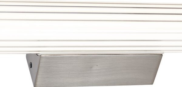 Retro nástenné svietidlo Gunmetal 60,4 cm vrátane LED IP44 - Coco