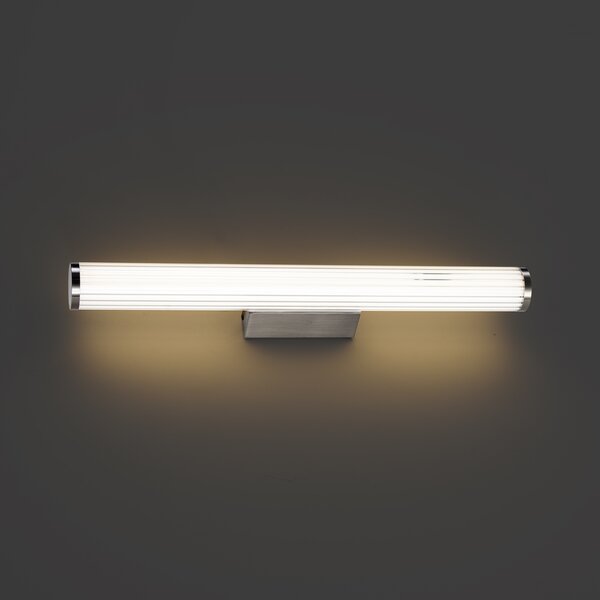 Retro nástenné svietidlo Gunmetal 60,4 cm vrátane LED IP44 - Coco