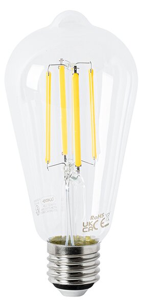 Sada 5 LED žiaroviek E27 ST64 číre 2,2 W 470 lm 2700 K
