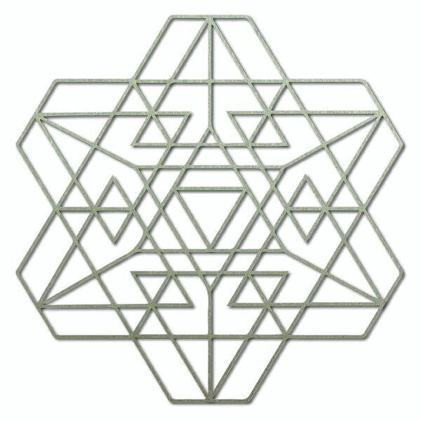 Stylesa Geometrický obraz na stenu z drevenej preglejky I SENTOP PR0334 preglejka