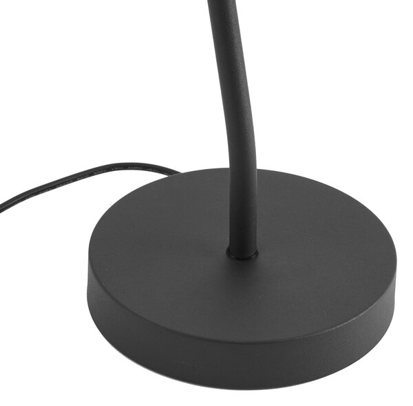 Stolná lampa Art Deco čierna vrátane LED - Tableau