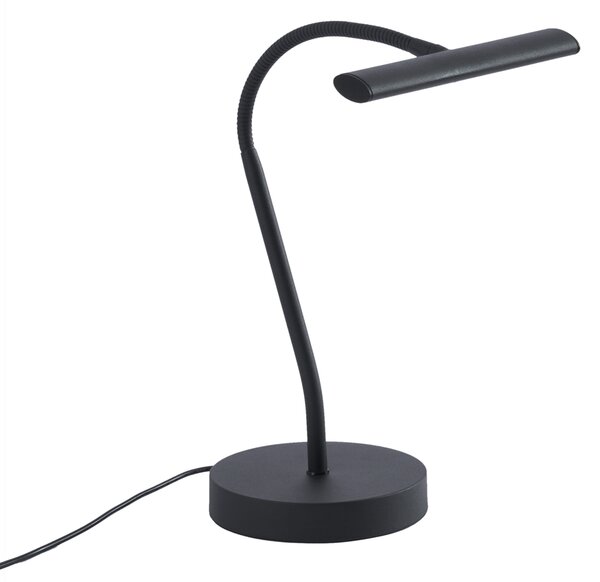 Stolná lampa Art Deco čierna vrátane LED - Tableau