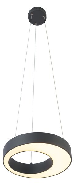 Moderné závesné svietidlo čierne 35 cm s 3-stupňovým stmievaním - Organici
