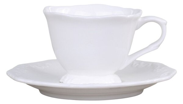 Porcelánová šálka s tanierikom espresso Provence lace - 7cm / 100 ml - Chic Antique