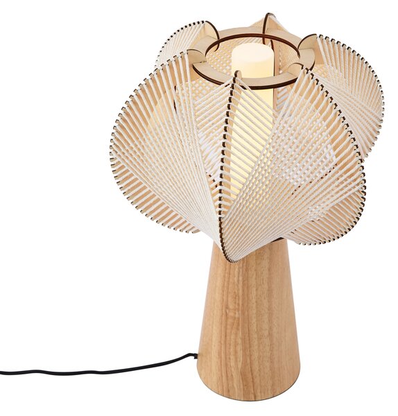 Japandi stolná lampa béžová 45 cm - Gertie