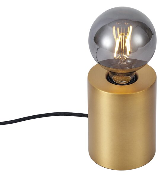 Moderná stolná lampa mosadzná 13cm - Cylinder