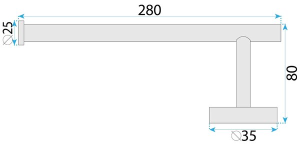 Rea Ori, kúpeľňový vešiak na uterák, 39106, zlatá matná, REA-98068