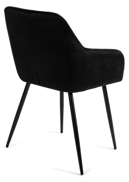 Jedálenský set 6x stoličiek + stôl 200 cm AVENBERG OBSIDIAN