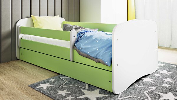BabyBeds Detská posteľ s úložným priestorom Babydreams Farebné prevedenie: Zelená, Velikost postele: 160x80 cm