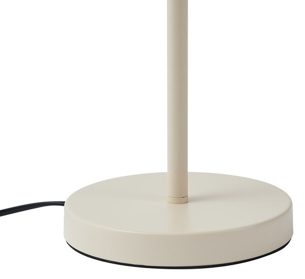 Retro stolná lampa béžová oceľ 45cm - Pauly