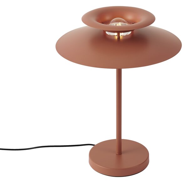 Retro stolná lampa Mocha Steel 45cm - Pauly