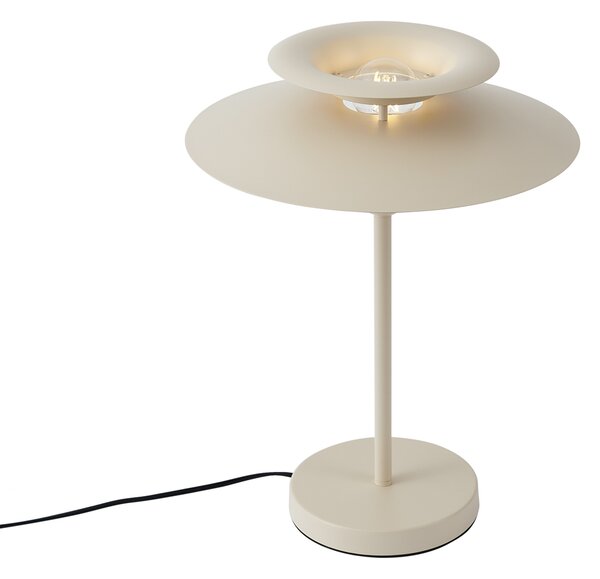 Retro stolná lampa béžová oceľ 45cm - Pauly