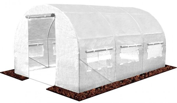 Profitent Záhradný fóliovník 2x3 s UV filtrom Biely