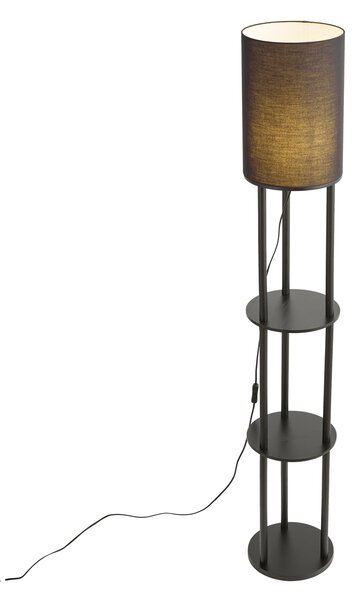 Moderná stojacia lampa čierna - Stojon