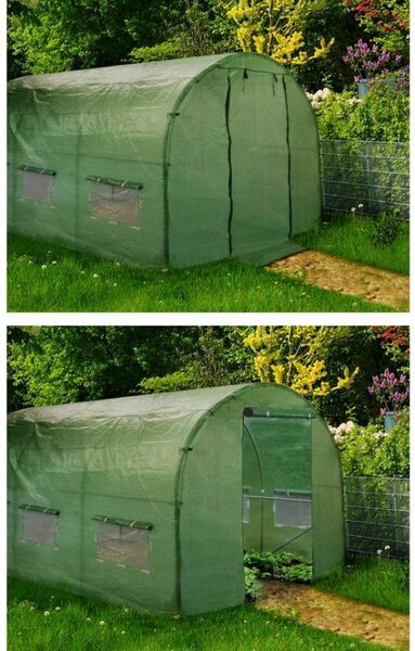 Garden Line Fóliovník s 5 segmentmi STRETCH 800x300 cm zelený