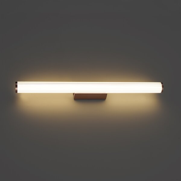 Retro nástenné svietidlo bronzové 80,4 cm vrátane LED IP44 - Coco