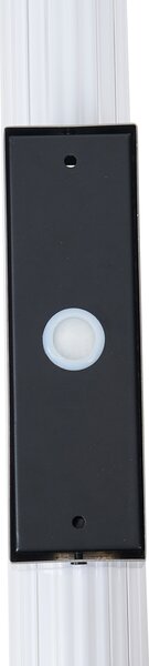 Retro nástenná lampa Gunmetal 80,4 cm vrátane LED IP44 - Coco