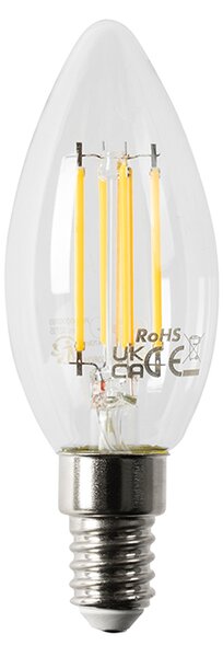 Sada 5 inteligentných LED žiaroviek E14 B35 4,5W 470 lm 2700K