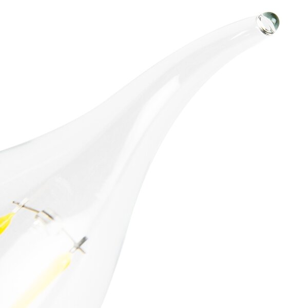 Sada 5 stmievateľných LED vláknových žiaroviek sviečok E14 250lm 2700K