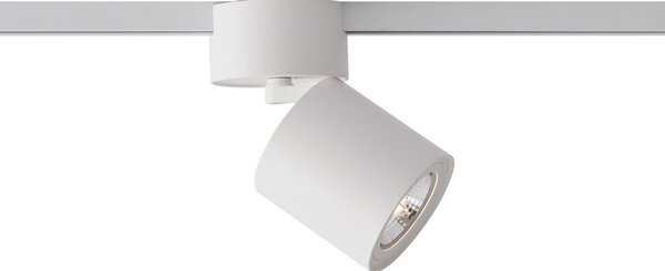 Moderný biely reflektor pre 1-fázový koľajnicový systém GU10 70mm - Iconic Roto