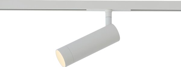 Moderný biely reflektor pre 1-fázový koľajnicový systém GU10 35mm - Slimline Uzzy