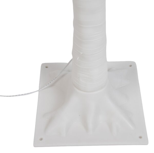 Vianočná stojaca lampa biely strom 120 cm vrátane LED s časovačom IP44 - Ki