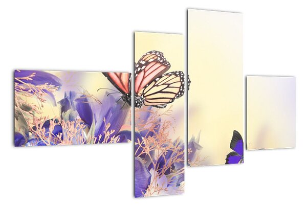 Motýle - obraz (Obraz 110x70cm)