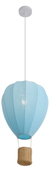 Detská závesná lampa Modrý balón - Air Balloon