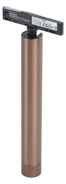 Moderný tmavý bronzový reflektor pre 1-fázový koľajnicový systém - Slimline Avery