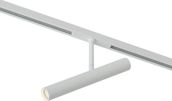 Moderný biely reflektor pre 1-fázový koľajnicový systém - Slimline Avery