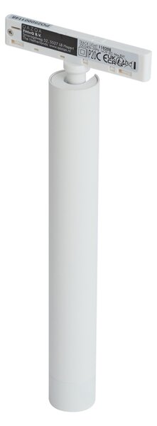 Moderný biely reflektor pre 1-fázový koľajnicový systém - Slimline Avery