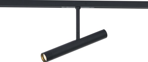 Moderný reflektor čierny pre 1-fázový koľajnicový systém - Slimline Avery