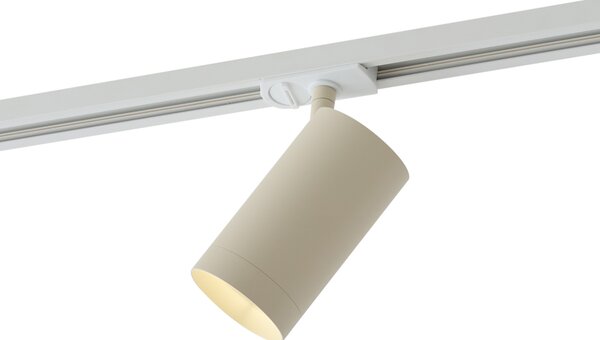 Moderný béžový reflektor pre 1-fázový koľajnicový systém GU10 70mm - Iconic Jeana Luxe