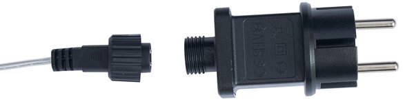 Vianočný stromček priehľadný 100 cm vrátane LED IP44 - Coni