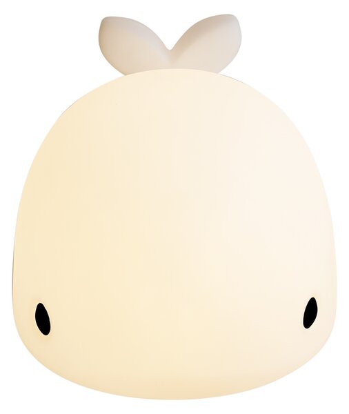 Stolná lampa biela 50 cm vrátane LED stmievateľná IP54 nabíjateľná - Baby Whale