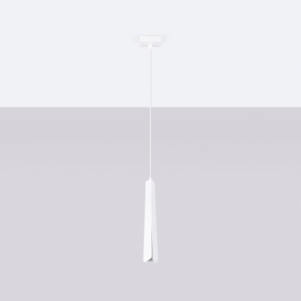 Sollux SL.1397 - Luster na lanku PRYSM 1xG9/8W/230V biela