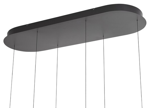 Závesná lampa viacfarebná vrátane LED stmievateľná 6-svetiel Easylift - Witch