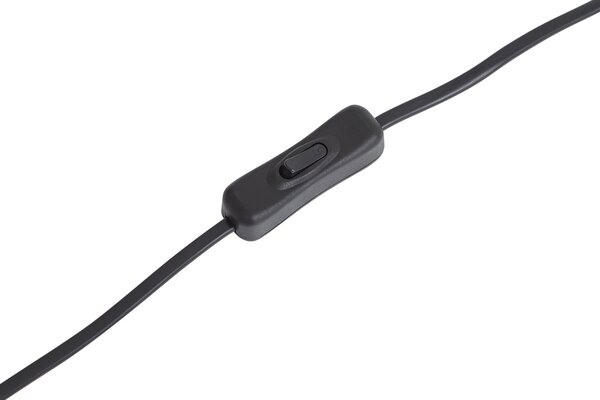 Moderná stolná lampa čierna - Thijmen