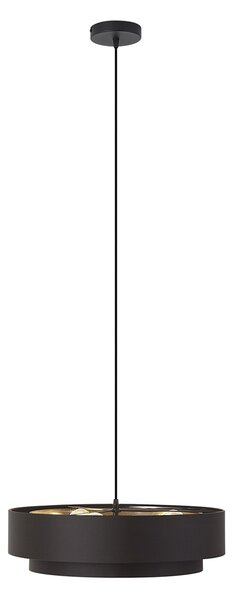 Moderné závesné svietidlo čierne 50cm 3-svetlá - Drum Duo