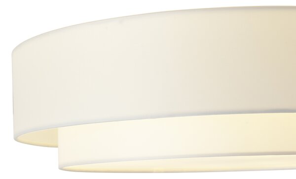 Moderné stropné svietidlo biele 50cm 3-svetelné - Drum Duo
