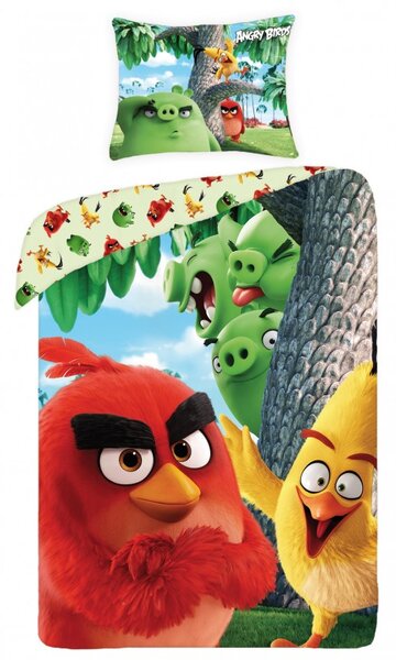 Halantex Obliečky Angry Birds vo filme red bavlna 140x200 70x90