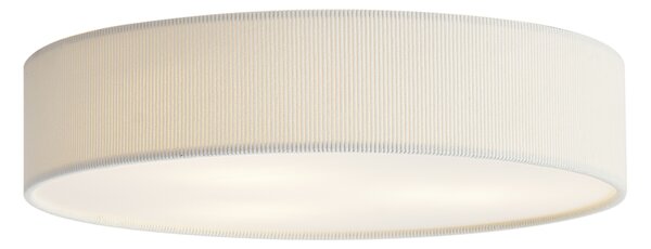 Moderné stropné svietidlo biele so zamatovým tienidlom 46cm 3-Lights - Luz