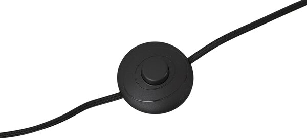 Moderná stojacia lampa na trojnožke sivohnedá s zamatovým tienidlom - Luz