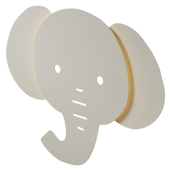 Detská nástenná lampa béžová vrátane LED 3-stupňové stmievanie - Ellie the Elephant