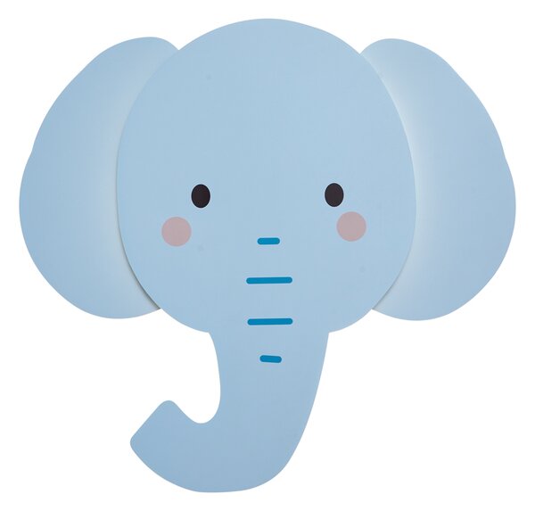 Detská nástenná lampa modrá vrátane LED s 3-stupňovým stmievaním - Ellie the Elephant