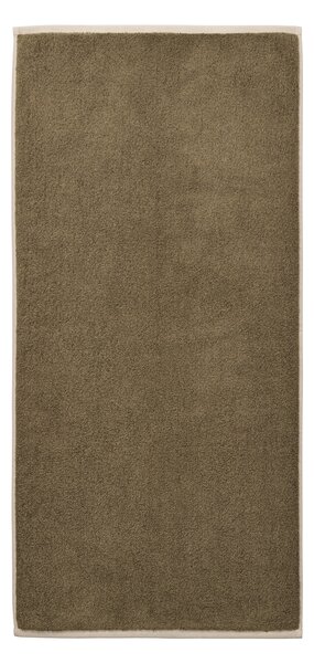 Bavlnená osuška Ekko Olive/Cashmere 70 × 140 cm