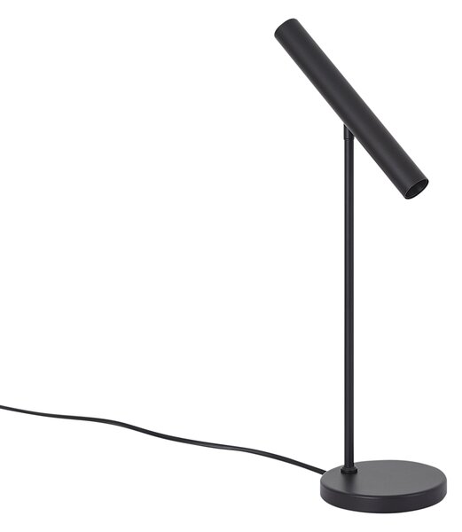 Moderná stolná lampa čierna vrátane LED s dotykovým stmievačom - Neva