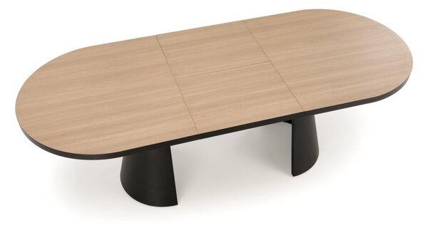 Halmar Rozkladací jedálenský stôl GIACOMO 180(240)x100 prírodný/čierny
