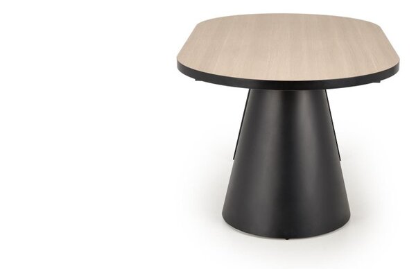 Halmar Rozkladací jedálenský stôl GIACOMO 180(240)x100 prírodný/čierny