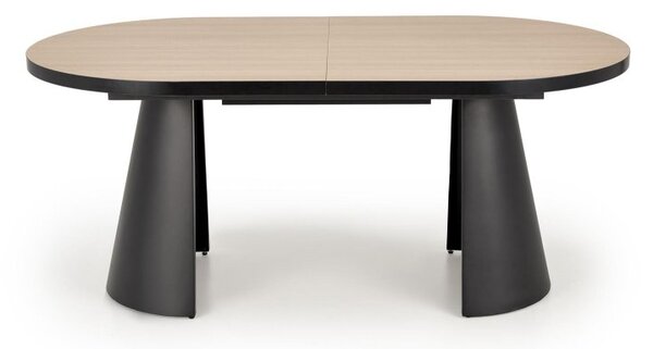 Halmar Rozkladací jedálenský stôl GIACOMO 180(240)x100 prírodný/čierny